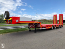 Heavy equipment transport semi-trailer OZS-L4 extendable wheel recess
