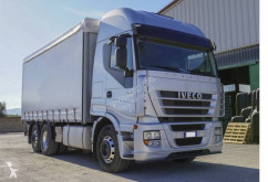 Pótkocsis szerelvény Iveco Stralis használt egyéb függönyponyvarolós teherautók függönyponyvaroló