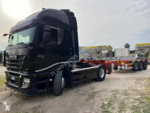 Vrachtwagencombinatie Iveco Stralis AS 440 S 50 TP tweedehands containersysteem