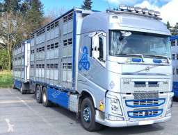 Vrachtwagencombinatie Volvo FH 540 tweedehands veewagen voor varkens