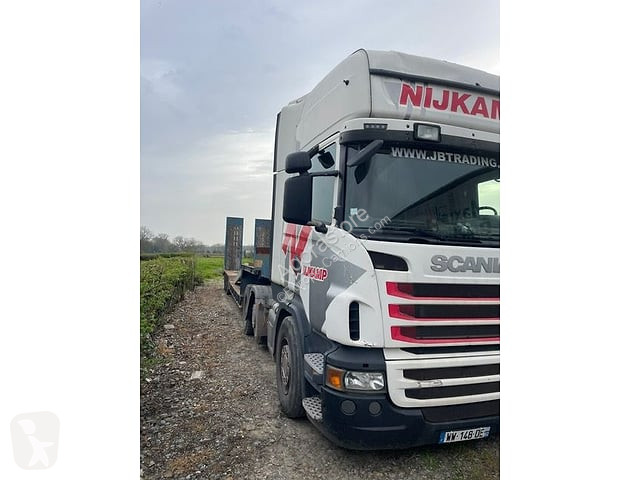Pótkocsis szerelvény Scania R440 avec porte...