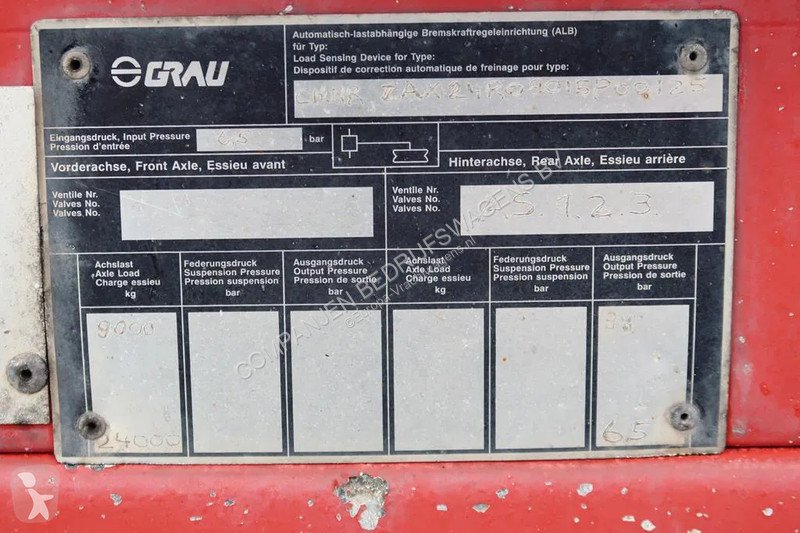 Ansamblu cap tractor si semiremorca Zorzi Vee...