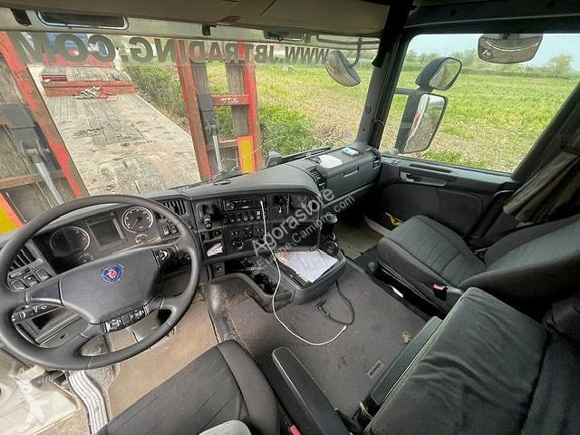 Pótkocsis szerelvény Scania R440 avec porte...