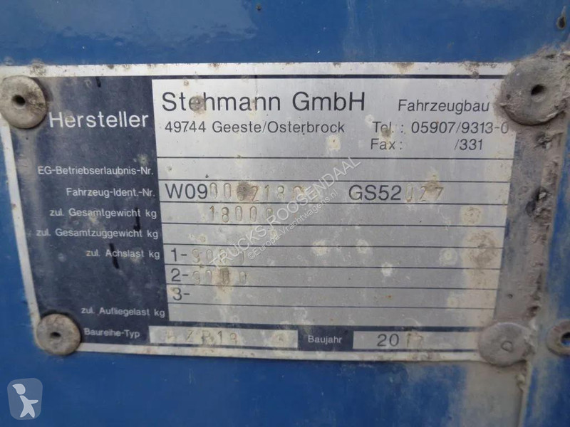 AZP 18 2 AXLE + 1.16 vloer hoogte semi-trailer...