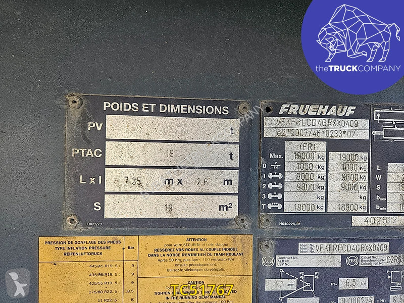 شاحنة مفصلية Fruehauf PLSC