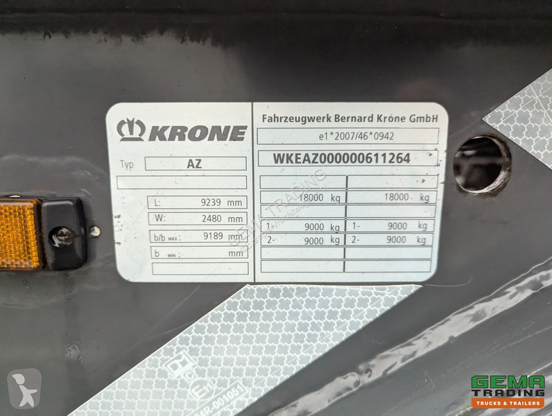 Vrachtwagencombinatie Krone AZ 2-Axle SAF - BDF...