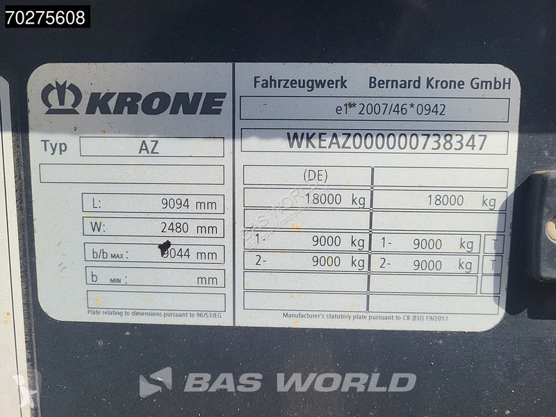 Ledat fordon Krone AZ