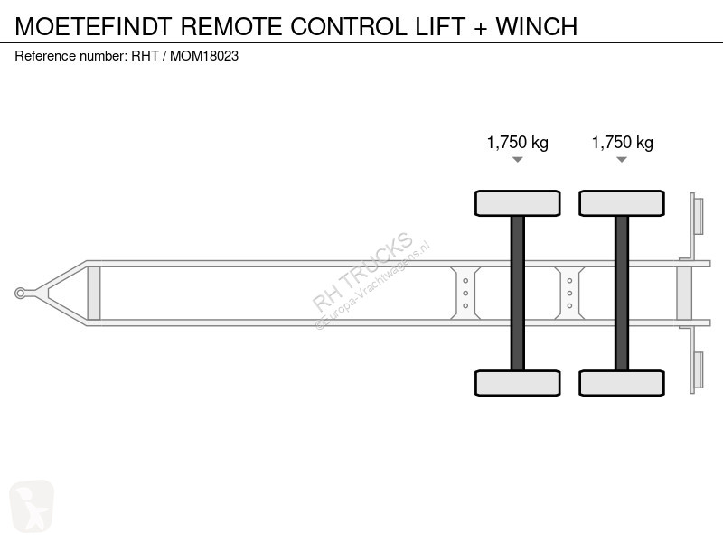 Ledat fordon  REMOTE CONTROL LIFT + WINCH