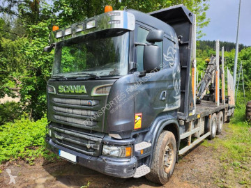 Tractora semi maderero Scania