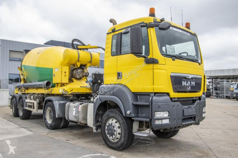 Ledat fordon MAN 18.360 BLS 4X4 + SEMI MIXER 10M3