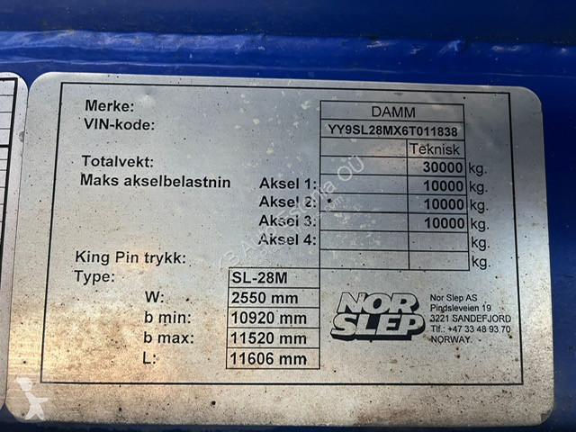 Trækker med sættevogn  DTS 300 / SL-28M...