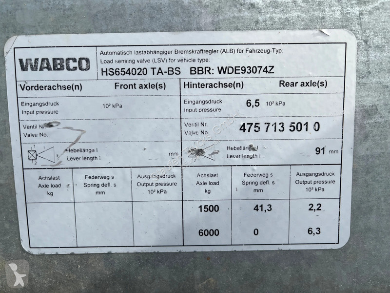شاحنة مفصلية  THT 6,5 Schwebheim...