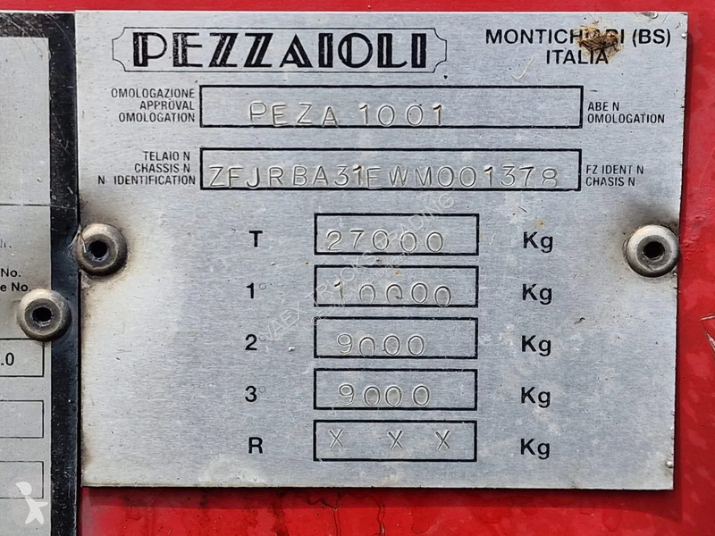 Aanhanger Pezzaioli 2 Stock Livestock