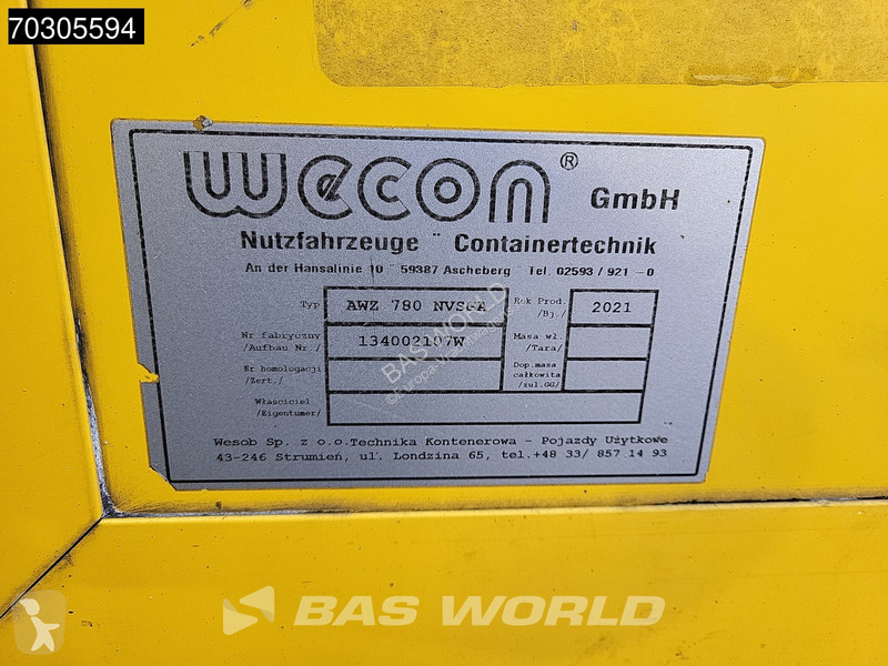 Pótkocsis szerelvény Wecon PC