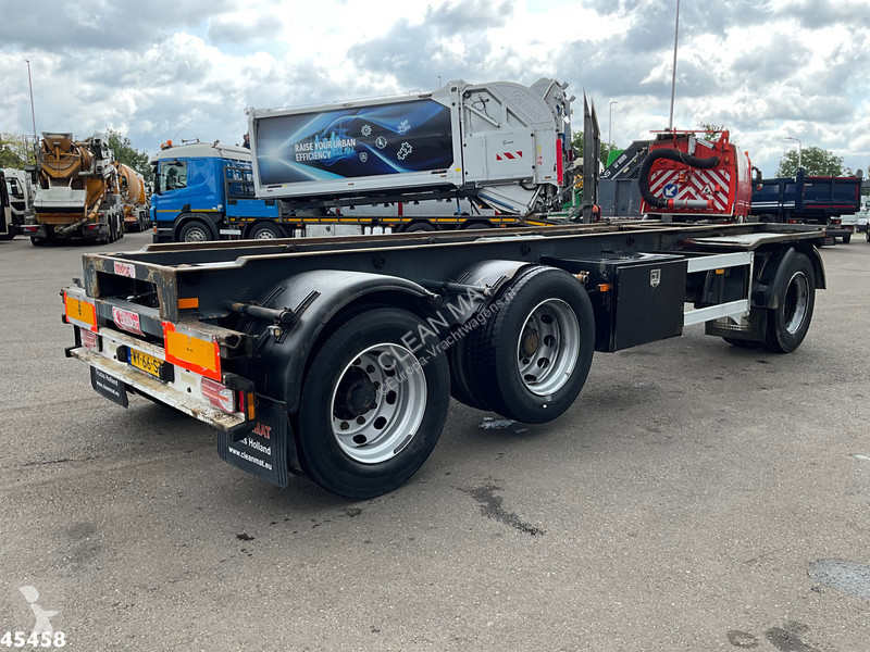 Ledat fordon  3-assige container aanhangwagen