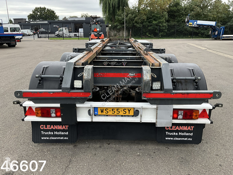 Ensemble routier  3-assige containeraanhangwagen