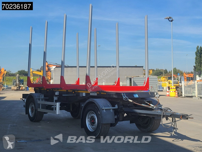 2A-CAT UNUSED Wood Holztransport semi-trailer...