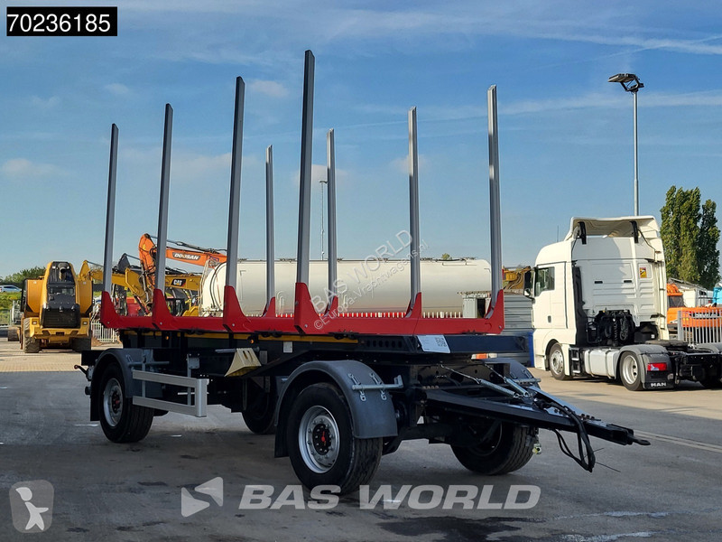 2A-CAT UNUSED Wood Holztransport semi-trailer...