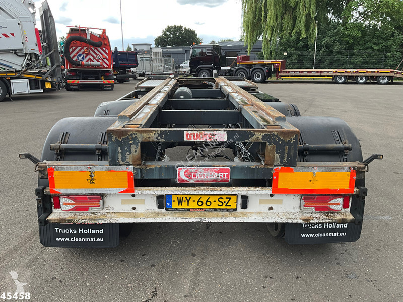 Ledat fordon  3-assige container aanhangwagen