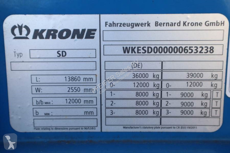 Vrachtwagencombinatie Krone Dutch Registration,...