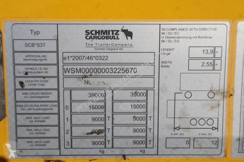 Vrachtwagencombinatie  SCB3ST CoC Documents,...