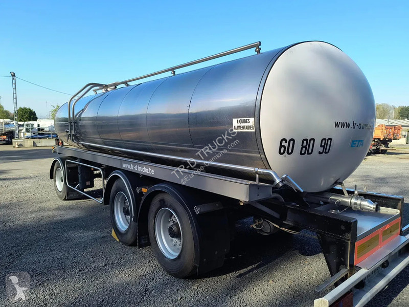 Remorque ETA INSULATED INOX TANK 16500L - 1 COMP