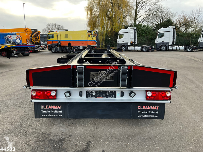Ensemble routier  2-assige containeraanhangwagen