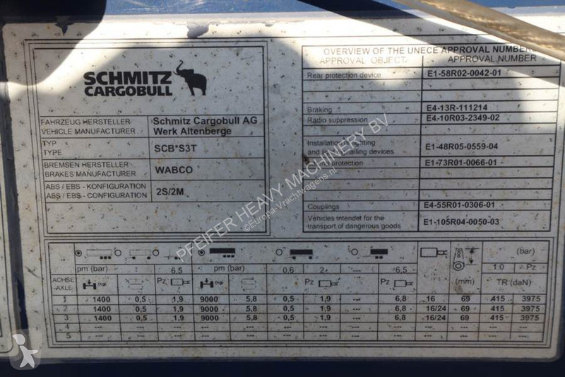 Vrachtwagencombinatie  SCB3ST CoC Documents,...