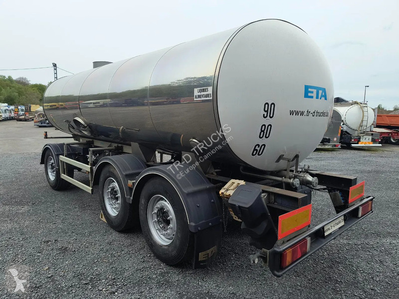 Remorque ETA INSULATED INOX TANK 16500L