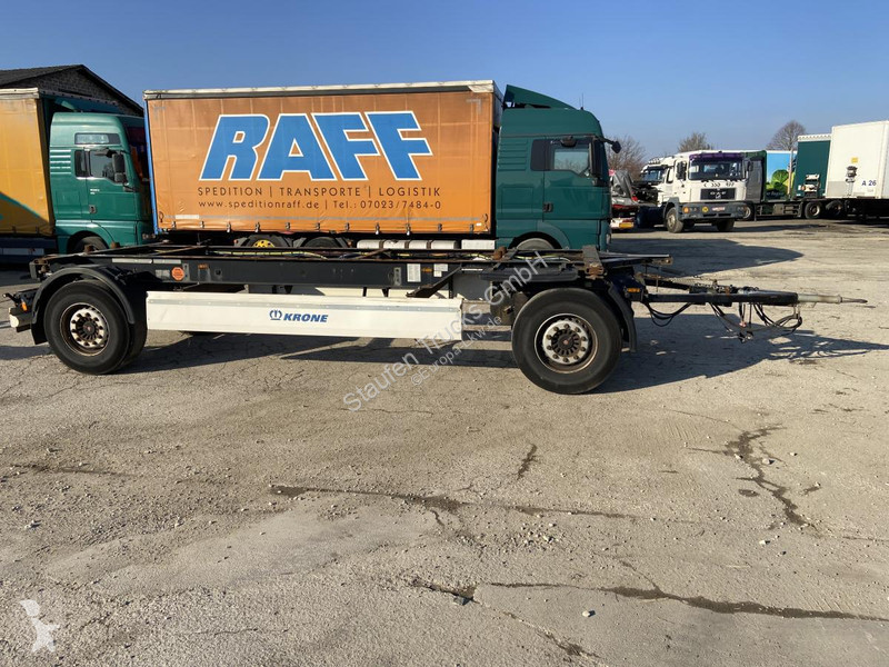 Vrachtwagencombinatie Krone 2- Achs Lafette !!...