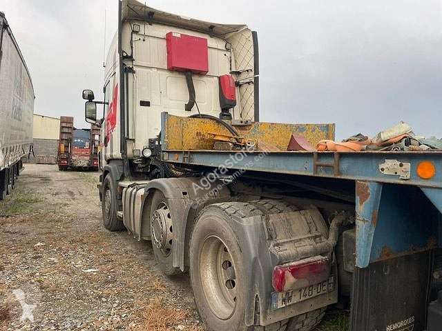 Pótkocsis szerelvény Scania R440 avec porte...