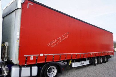 Semirremolque tautliner (lonas correderas) transporte de bobinas Fliegl
