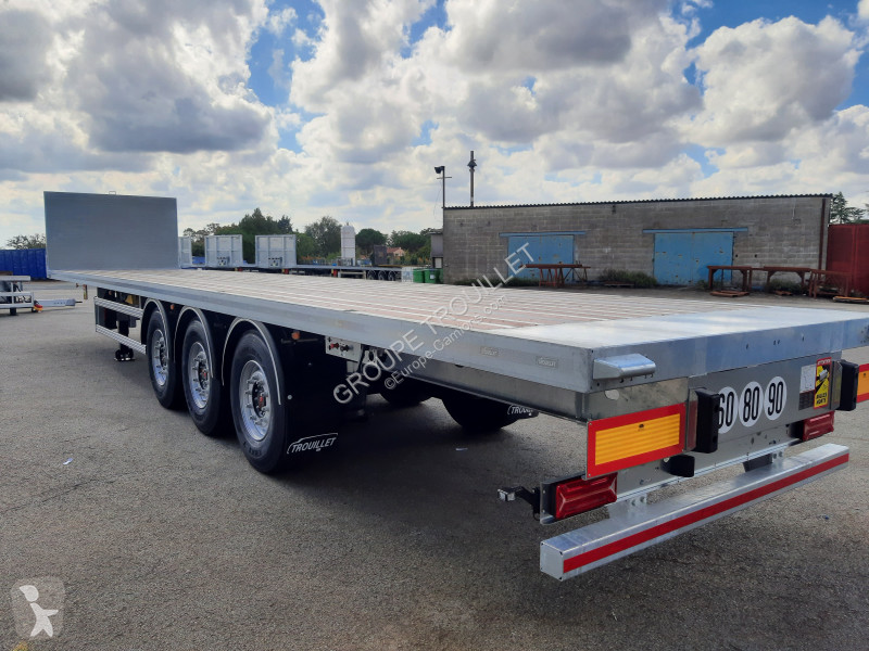Semitrailer Trouillet 38 TONNES PLATEAU LOURD