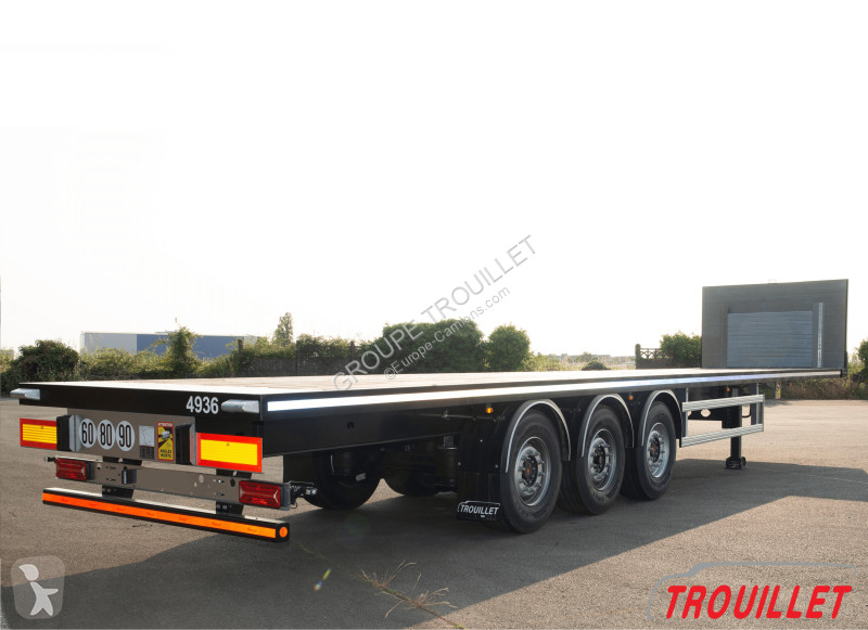 Semitrailer Trouillet 38 TONNES PLATEAU LOURD
