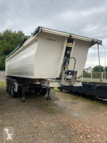 Semitrailer lastvagn bygg-anläggning Tisvol