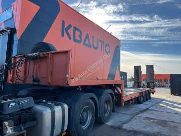 Semi remorque Müller-Mitteltal TS4 HYDRAULIC RAMPS / STEEL SUSPENSION / DRUM BRAKES / PLATFORM L=10790 mm