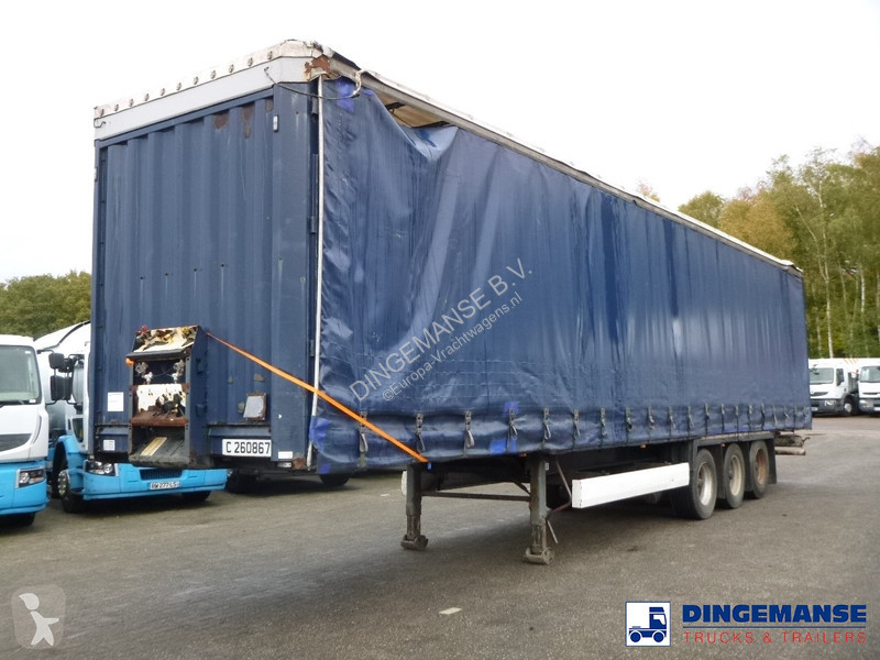 Semiremorca Krone Curtain side trailer double...