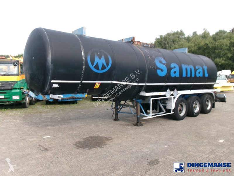 Semi remorque Fruehauf Bitumen tank inox 31 m3...