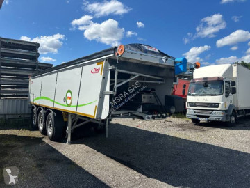 Semitrailer lastvagn bygg-anläggning Fliegl ny