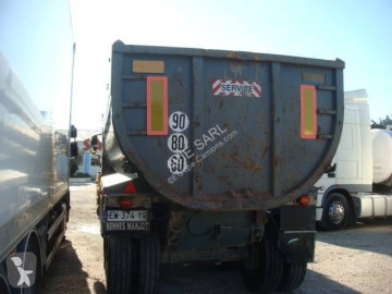 Semitrailer lastvagn bygg-anläggning Trouillet
