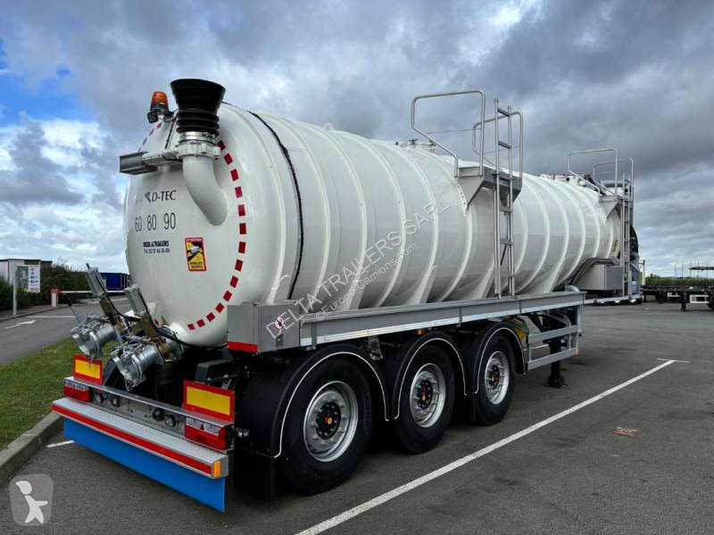 Semitrailer D-TEC 30,5m3 sous vide en inox...