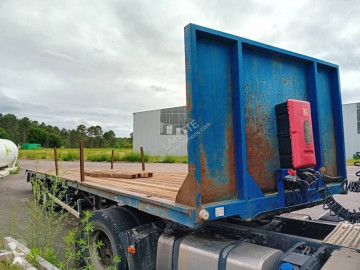 Semitrailer platta Samro