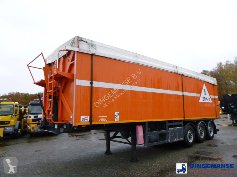 نصف مقطورة Tipper trailer alu 59 m3 + tarpaulin