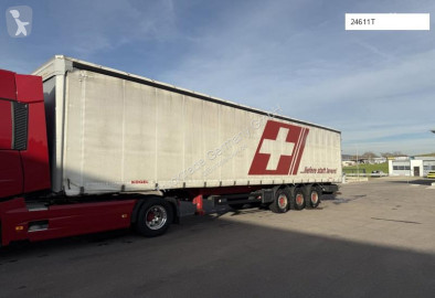 Semitrailer skjutbara ridåer (flexibla skjutbara sidoväggar) Kögel