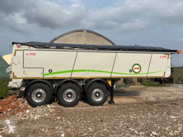 Semitrailer flak med skjutbar botten Fliegl ny
