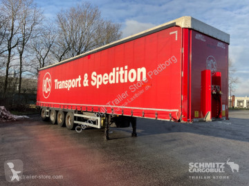 Semitrailer skjutbara ridåer (flexibla skjutbara sidoväggar)