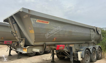 Semitrailer lastvagn bygg-anläggning Fruehauf
