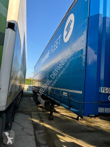 Semitrailer skjutbara ridåer (flexibla skjutbara sidoväggar) Krone