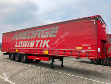 Semitrailer skjutbara ridåer (flexibla skjutbara sidoväggar) Krone