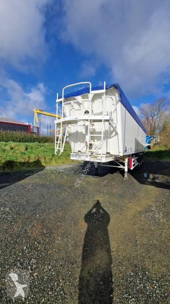 Semitrailer flak spannmål Stas
